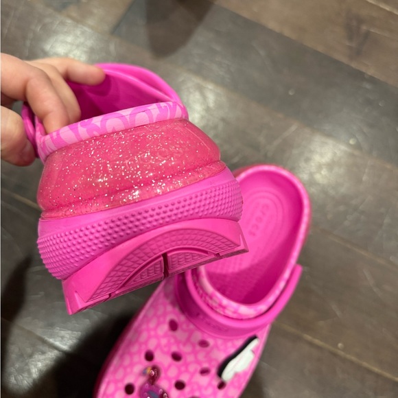 CROCS Women’s Barbie Glittery Pink Platform - READ DESCRIPTION- MIXED SIZES - Picture 8 of 10